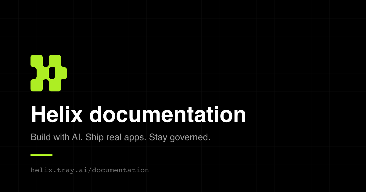 Troubleshooting | Helix docs